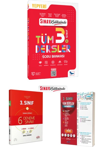 3. Sınıf Tüm Dersler Soru Bankası