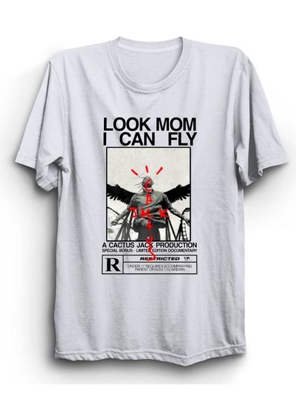 Travis Scott, Fly, Looking Utopia, Rap Hiphop, , Pamuk Tişört