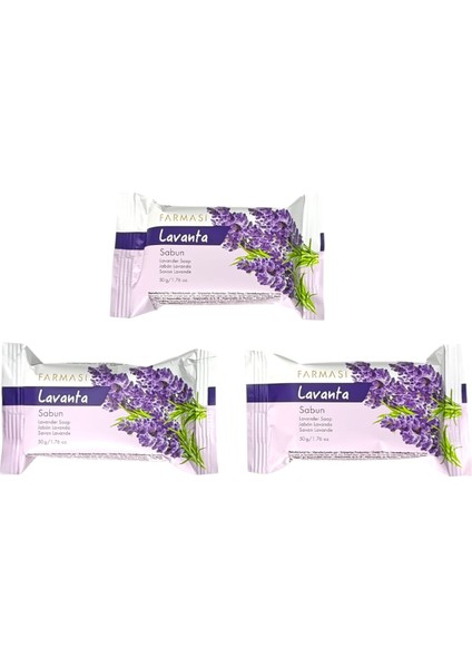 Lavantalı Sabun 50GR ( 3 Adet )