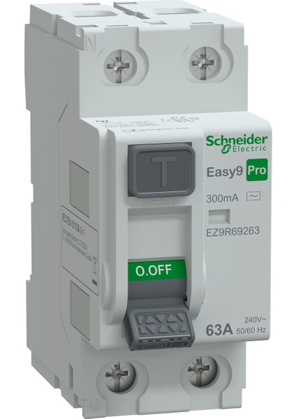 EZ9R69263 2X63A 300MA Kaçak Akım Rölesi Easy9 Pro