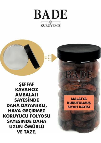 Siyah Kayısı Kurusu Malatya Jumbo Iri Boy 650 Gr. fırsatları