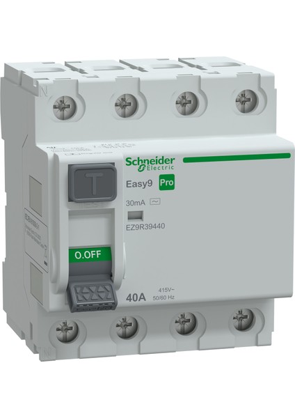 EZ9R39440 4X40A 30MA Kaçak Akım Rölesi Easy9 Pro