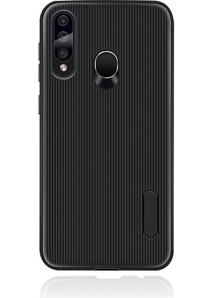 Galaxy A60 Uyumlu Kılıf Mat Pastel Renkli Çizgi Kanallı Kaliteli Tio Silikon Kapak