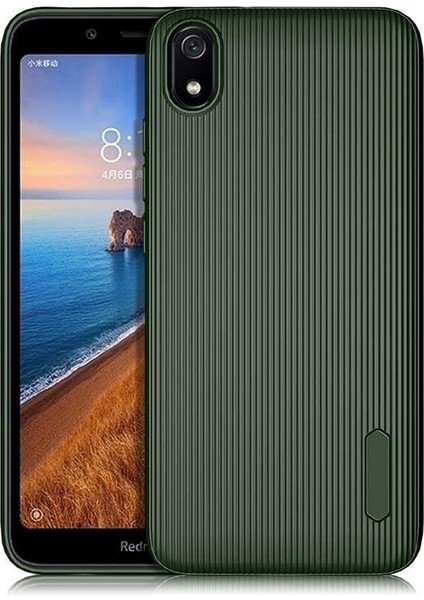 Redmi 7A Uyumlu Kılıf Mat Pastel Renkli Çizgi Kanallı Kaliteli Tio Silikon Kapak