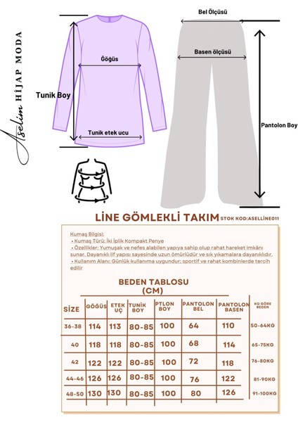 Asel Fashion Line Gömlekli Ikili Takım Bej