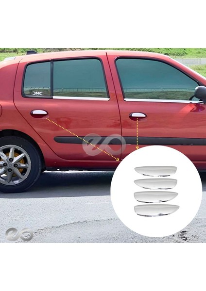 Renault Megane 1 Krom Kapı Kolu 4 Kapı 1999 Üzeri P. Çelik