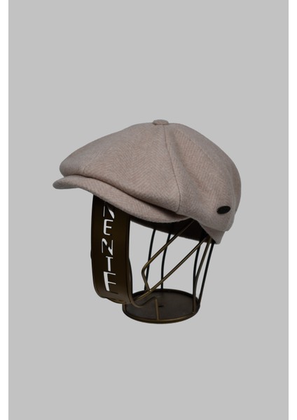 Balık Sırtı Desenli Erkek Ingiliz Kasket Peaky Blinders
