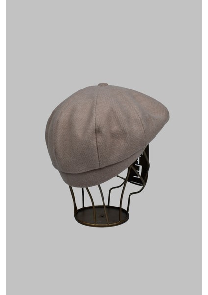Balık Sırtı Desenli Erkek Ingiliz Kasket Peaky Blinders