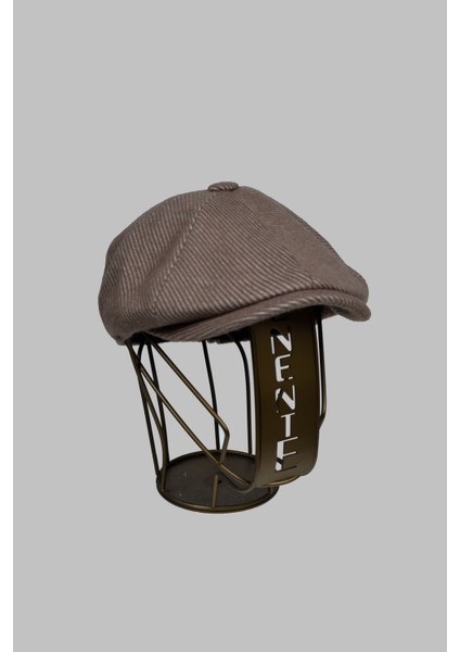 Balık Sırtı Desenli Erkek Ingiliz Kasket Peaky Blinders