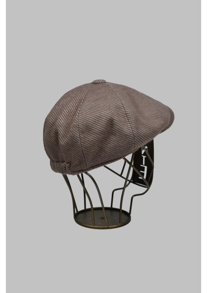 Balık Sırtı Desenli Erkek Ingiliz Kasket Peaky Blinders