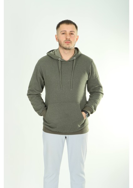 Betep 2 Ip Kapşonlu Sweat Haki modelleri