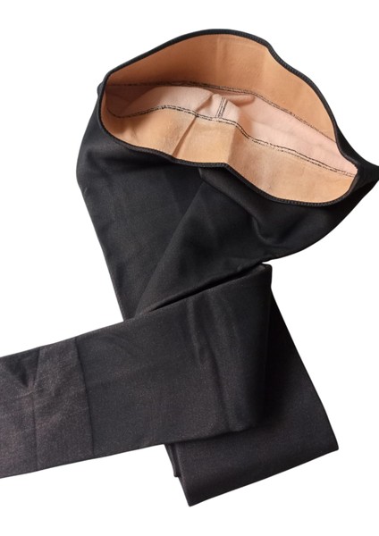 Balkonda Bayan termal tayt pelüş tayt yumuşak likralı ter emici tayt slim fit standart beden BPT1-2