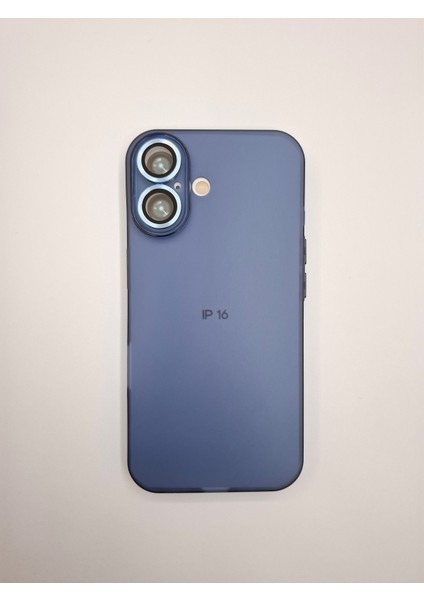 Apple iPhone 16 Uyumlu Tam Kamera Lens Korumalı Ekstra Ince Mat Esnek Lüks Kılıf