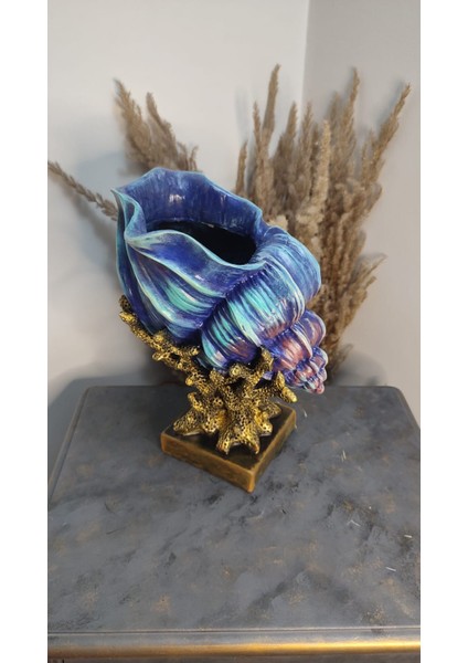 Mercanlı Istiridye ( Deniz Kabuğu ) Polyester Dekoratif Obje & Biblo fırsatları