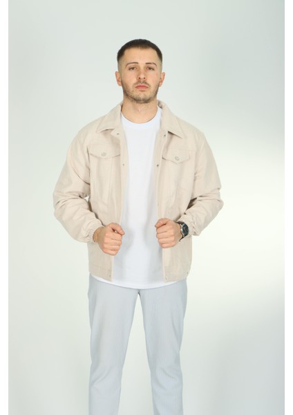 Zbd Kaşe Bomber Ceket Taş