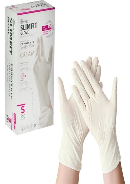 Slimfit Muayene Eldiven Krem S