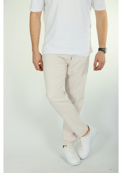 Double Face Jogger Pantolon Beyaz indirimleri