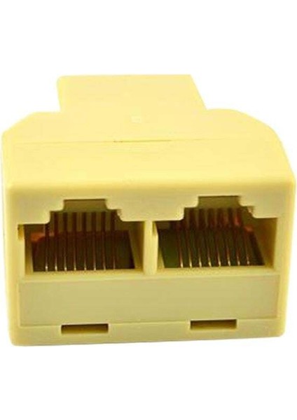 Rj 45 1 Dişi/2 Dişi Çevirici 8P8C (Dağıtıcı-Çoklayıcı)