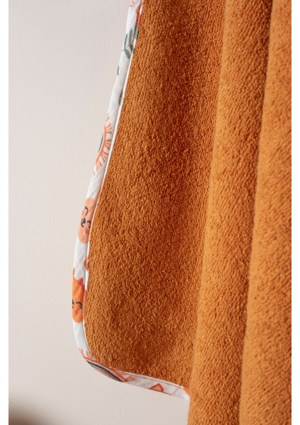 Tarçın - Aslanlı 80X80 cm Kapüşonlu Havlu ve Müslin 2'li Bebek Seti fiyatları