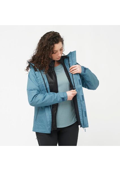 Patroller 3IN1 Kadın Outdoor Montu - Mavi