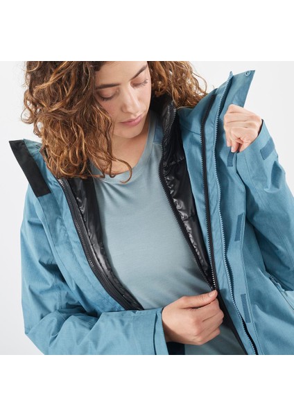 Patroller 3IN1 Kadın Outdoor Montu - Mavi modelleri