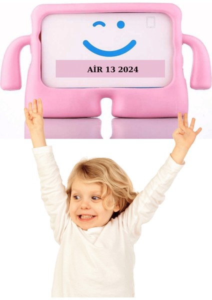 iPad Air 13 2024 Uyumlu Ibuy Eğlenceli Karakterli Standlı Çocuk Tablet Kılıfı