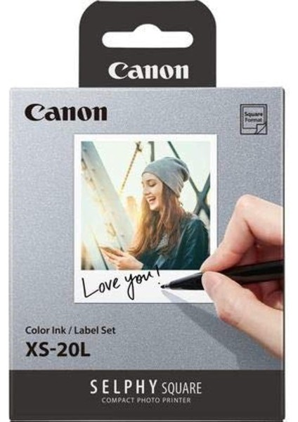 Q x 10 Selphy Mürekkep ve Kağıt Seti x S-20L (Canon Eurasia Garantili)