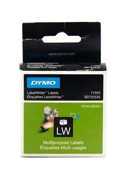 S0722530, Lw Çok Amaçlı Etiket, (25 x 13 Mm) 1000 Etiket/paket - (11353 )