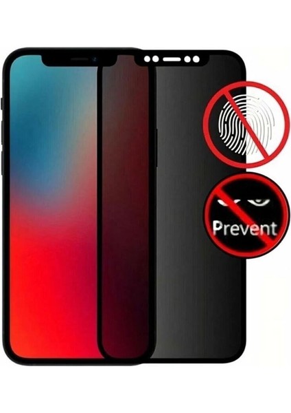 Apple iPhone 14 Pro Max Mat Hayalet Privacy Tam Kaplama Parmak Izi Bırakmayan Ekran Koruyucu Kırılmaz Cam