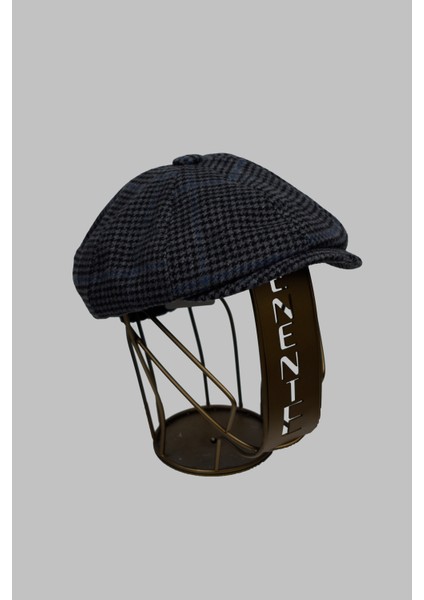 Ekose Desenli Erkek Ingiliz Kasket Peaky Blinders