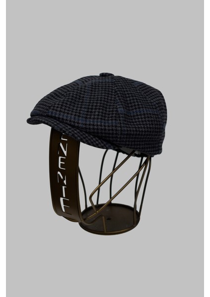 Ekose Desenli Erkek Ingiliz Kasket Peaky Blinders