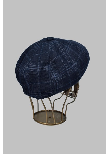 Ekose Desenli Erkek Ingiliz Kasket Peaky Blinders