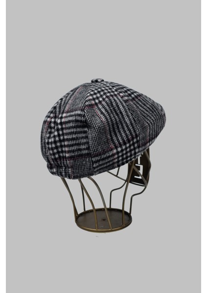 Ekose Desenli Erkek Ingiliz Kasket Peaky Blinders