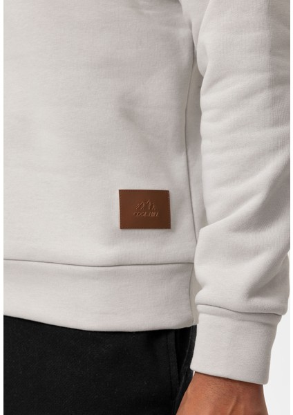 Cool Hill Bisiklet Yaka Armalı Regular Fit Erkek Sweatshirt