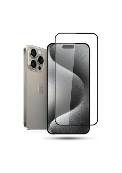 Apple iPhone 16 Pro Max Ekran Koruyucu Cam Tam Kaplayan