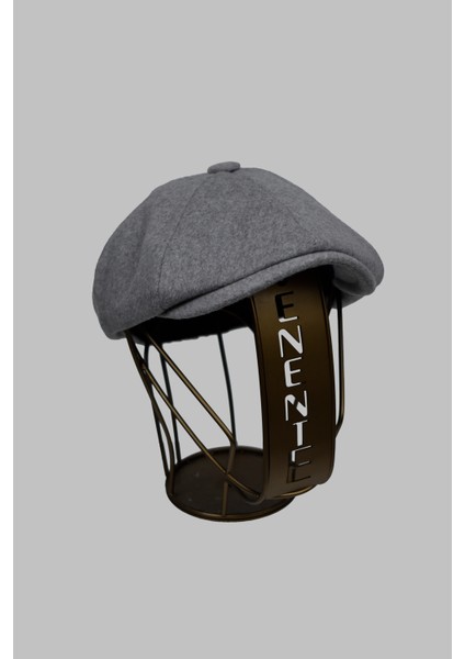 Düz Desenli Erkek Ingiliz Kasket Peaky Blinders