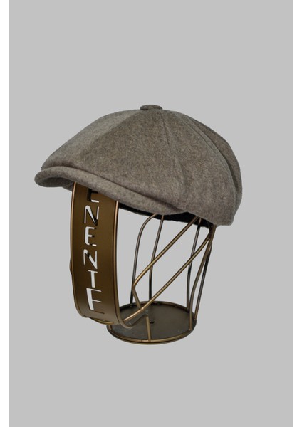 Düz Desenli Erkek Ingiliz Kasket Peaky Blinders