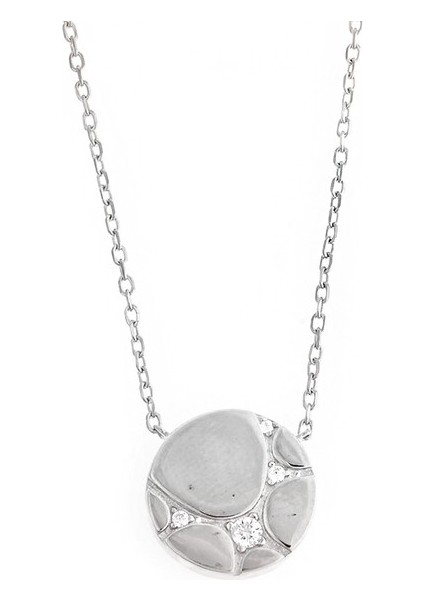 Trend Gümüş Kolye SB1561, 925 Ayar Kadın Gümüş Kolye