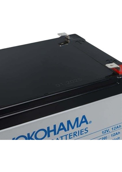YH-1212 12 Volt - 12 Amper Kuru Akü (151 x 98 x 95 Mm)