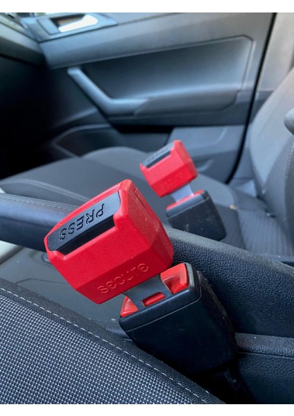 Oto Emniyet Kemer Aparatı Yükseltici Kırmızı 2 Adet fiyatları