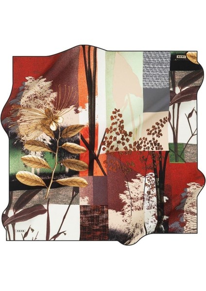 Taşlanmış Sura Ipek Eşarp 8408-311