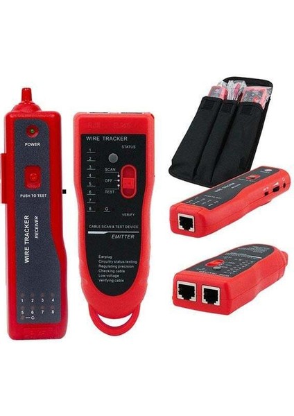 Powermaster PM-16250 Lüks Çantalı Kablo Bulucu ve Test Cihazı modelleri