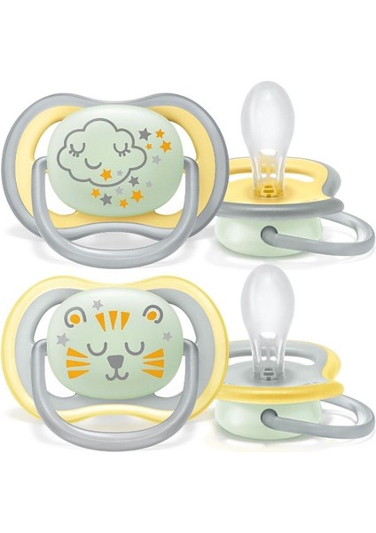 Avent Ultra Air Nighttime Karanlıkta Parlar Gece Emziği +18 Ay