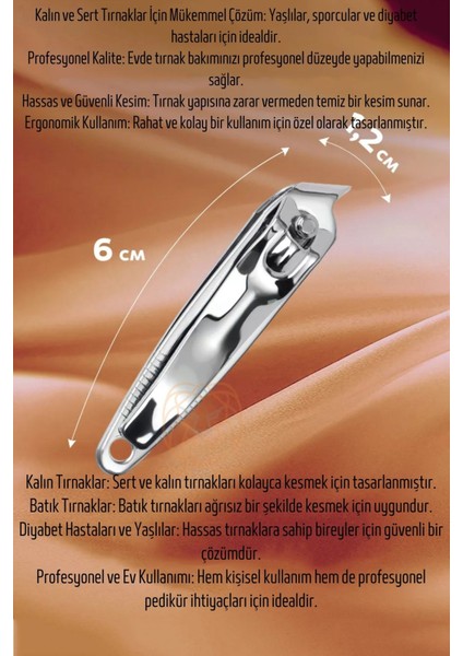 Batık Tırnak Için Eğimli Sivri Uçlu Tırnak Makası Batık Temizleme Makası Ocean 721196