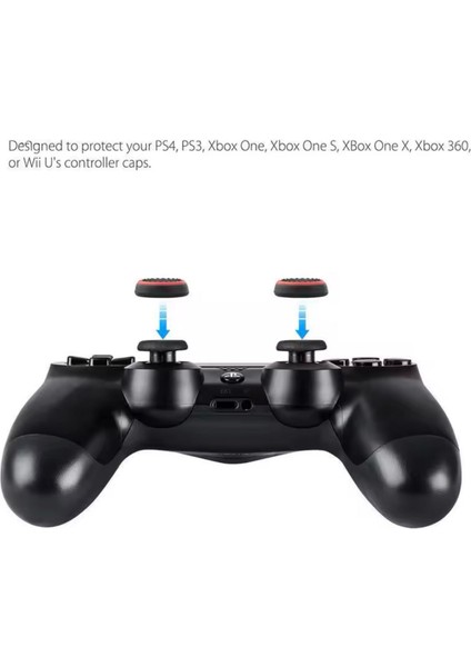 Ps5 Dualsense 1 Çift Xbox 360 One S x ,ps4,ps3,nintendo Uyumlu Tırtıklı Analog Koruyucu Başlığı