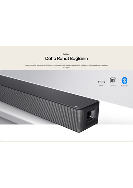 600W 4.1 Kanal Ev Sinema & Soundbar DtsVirtual: x Yüksek Ses ve Kalite, Kablosuz Bluetooth Optik, HDMI ve USB Bağlantı+ HdmıKablo