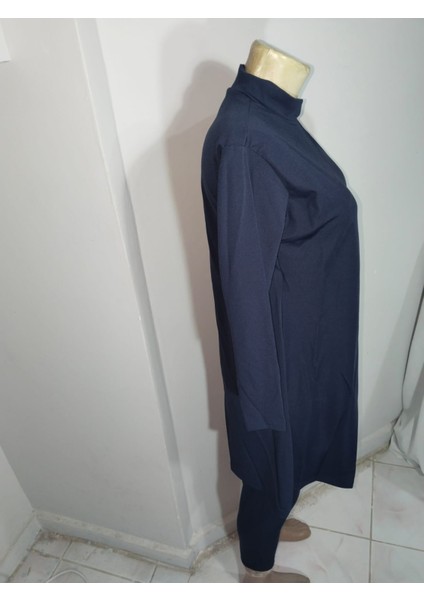 Düz Lacivert Elbise Mayo fiyatları