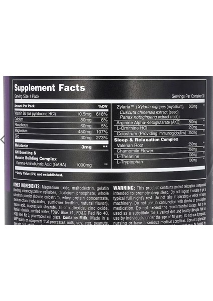 Animal, Pm, Sleep & Nighttime Recovery, 30 Packs. Usa Menşei.ozelsporcugıdaların'dan 3863 modelleri
