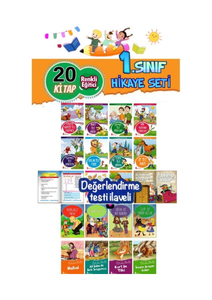 1. Sınıf Hikaye Seti Yeni Müfredat (Ciltli)