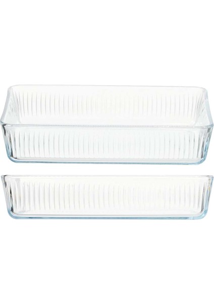 Pasabahce Borcam Dikdörtgen Tepsi, 3000 cc - 30X20X6 cm